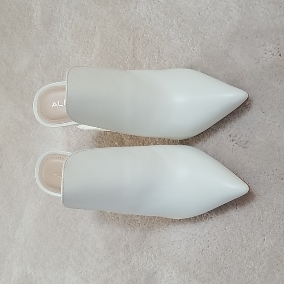 Aldo White Mules - Picture 2 of 5